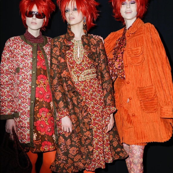 NWOT Anna Sui Pop-Pourri Posies Puffer Coat S Z150-7 - Picture 7 of 7